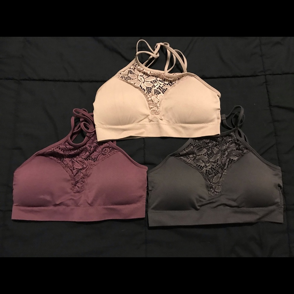 Zenana Bralettes size small/medium